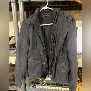 Heihei Charcoal Military Field Jacket